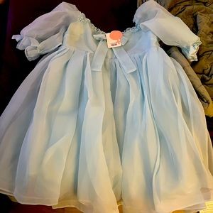 Selkie Shabby Chic dress in Water Baby